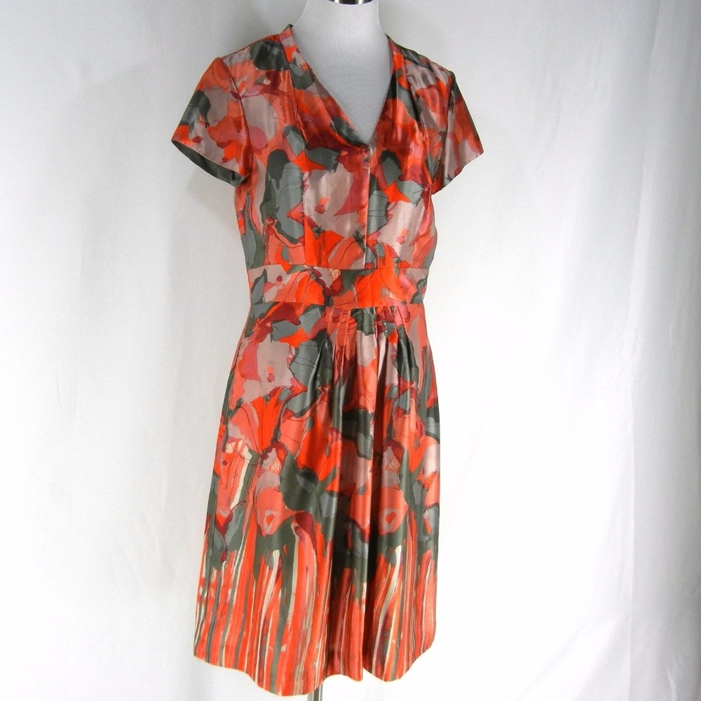Banana Republic Silk Retro Dress